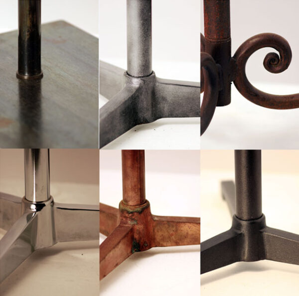 IRON PEDESTAL FINISHES