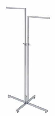 stender a 2 bracci h regolabile 123/171 cm base con piedini