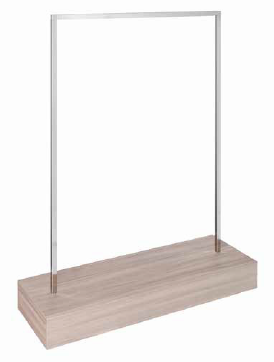stender base in legno 119 x 40 cm olmo dimensioni: 119 x 40 x h 148 cm