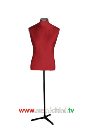 Buste recouvert de velours rouge Sartorial Homme