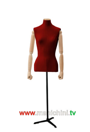 busti rivestiti velluto busto uomo sartoriale bianco